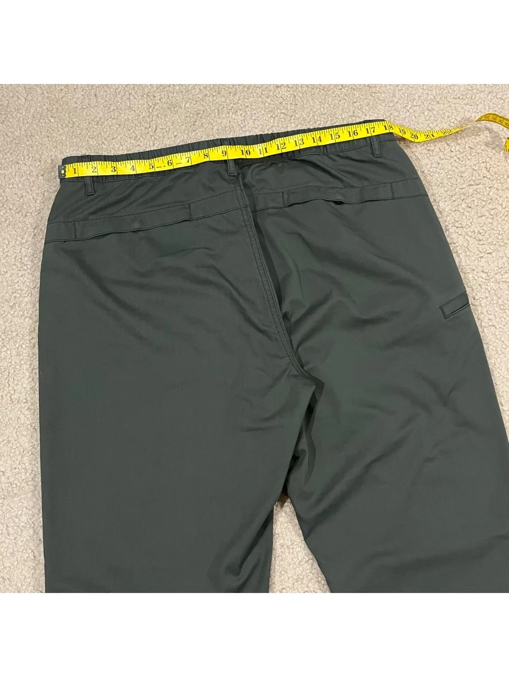 J.Crew Mens 1040 Athletic Fit Performance Pants Green Size 36x34